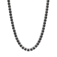 KING ICE: 5mm Onyx Tennis Chain
