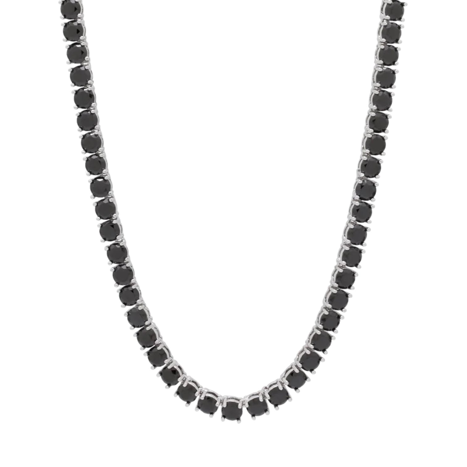 KING ICE: 5mm Onyx Tennis Chain