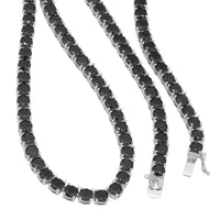 KING ICE: 5mm Onyx Tennis Chain