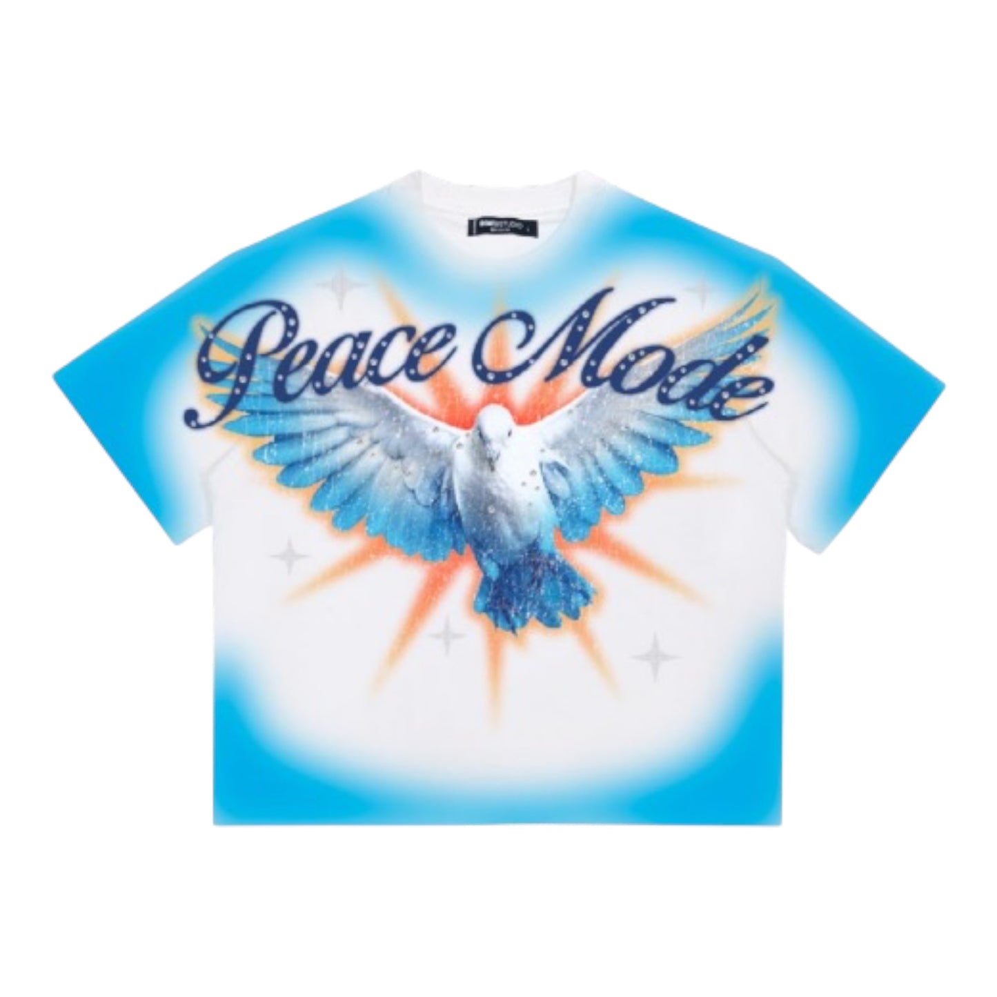 ROKU STUDIO: Peace Airbrush Boxy Tee RK1482055