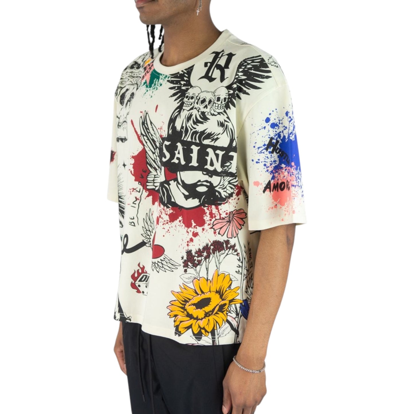 REBEL MINDS: Saint Splatter SS Tee 610-11114