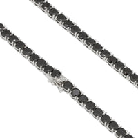 KING ICE: 5mm Onyx Tennis Chain