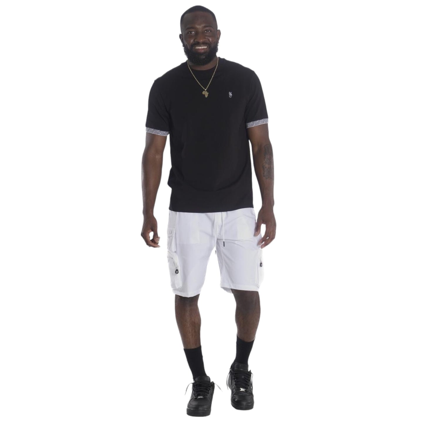 MAKOBI: Colton Nylon Cargo Shorts M633 HSV