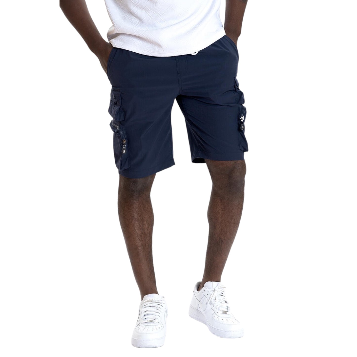 MAKOBI: Colton Nylon Cargo Shorts M633 HSV