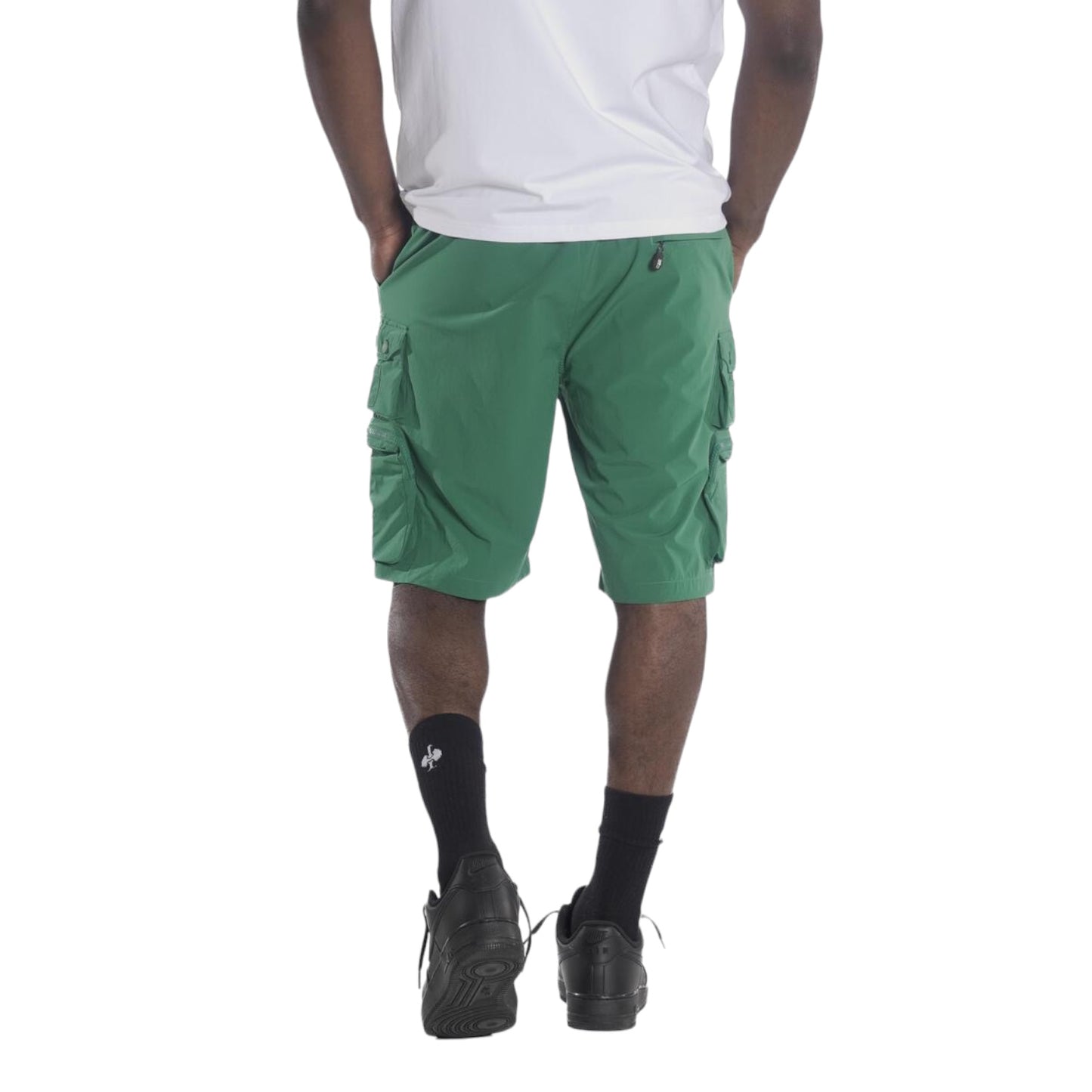 MAKOBI: Colton Nylon Cargo Shorts M633 HSV