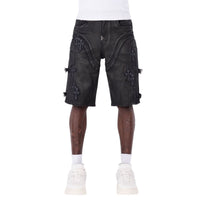 GUAPI: All Cross Buckle Shorts