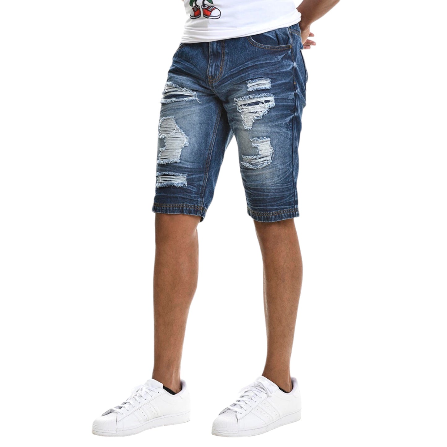 Switch: Ripped Denim Short SS4700