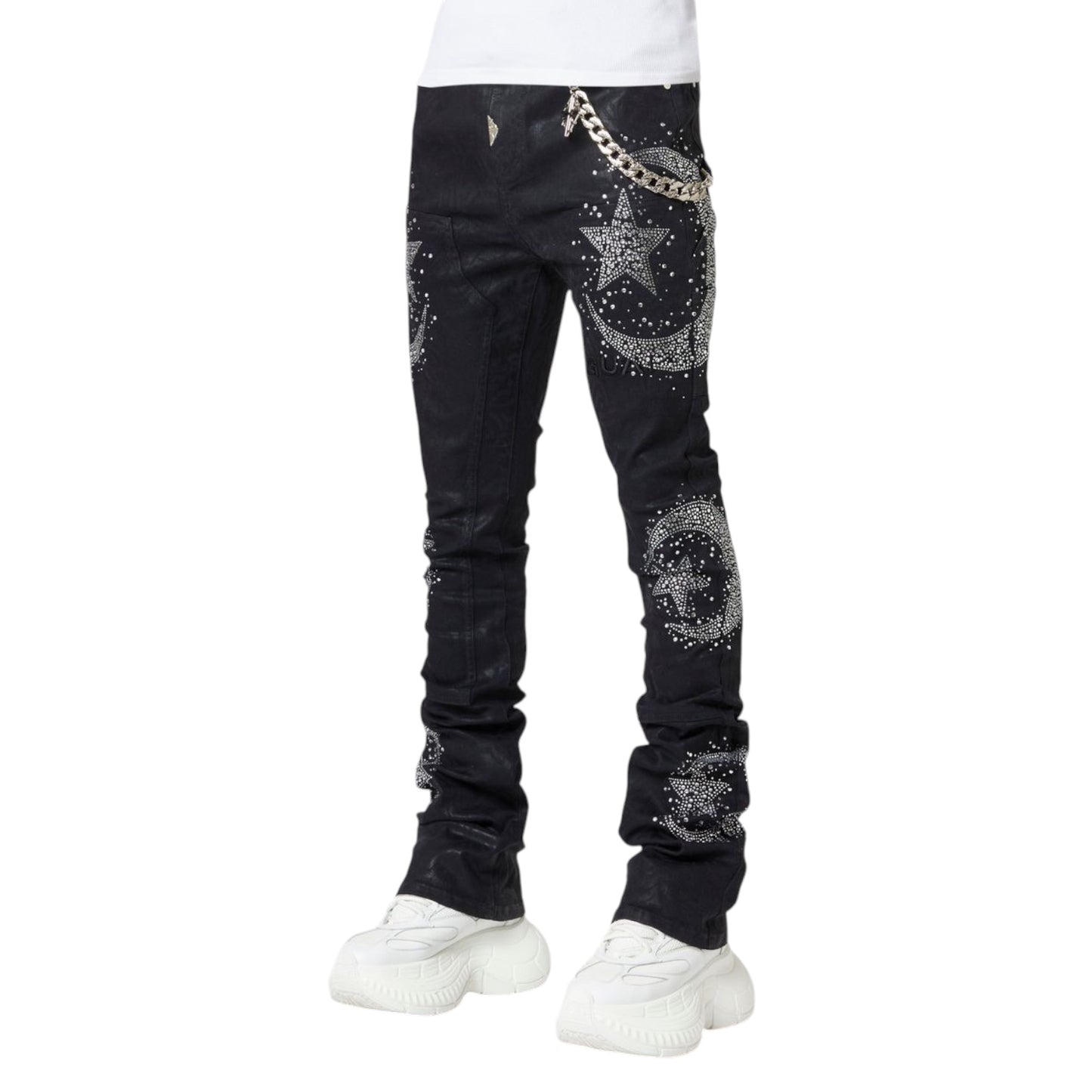 GUAPI: Waxed Calligraphy Denim