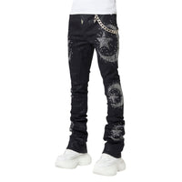 GUAPI: Waxed Calligraphy Denim