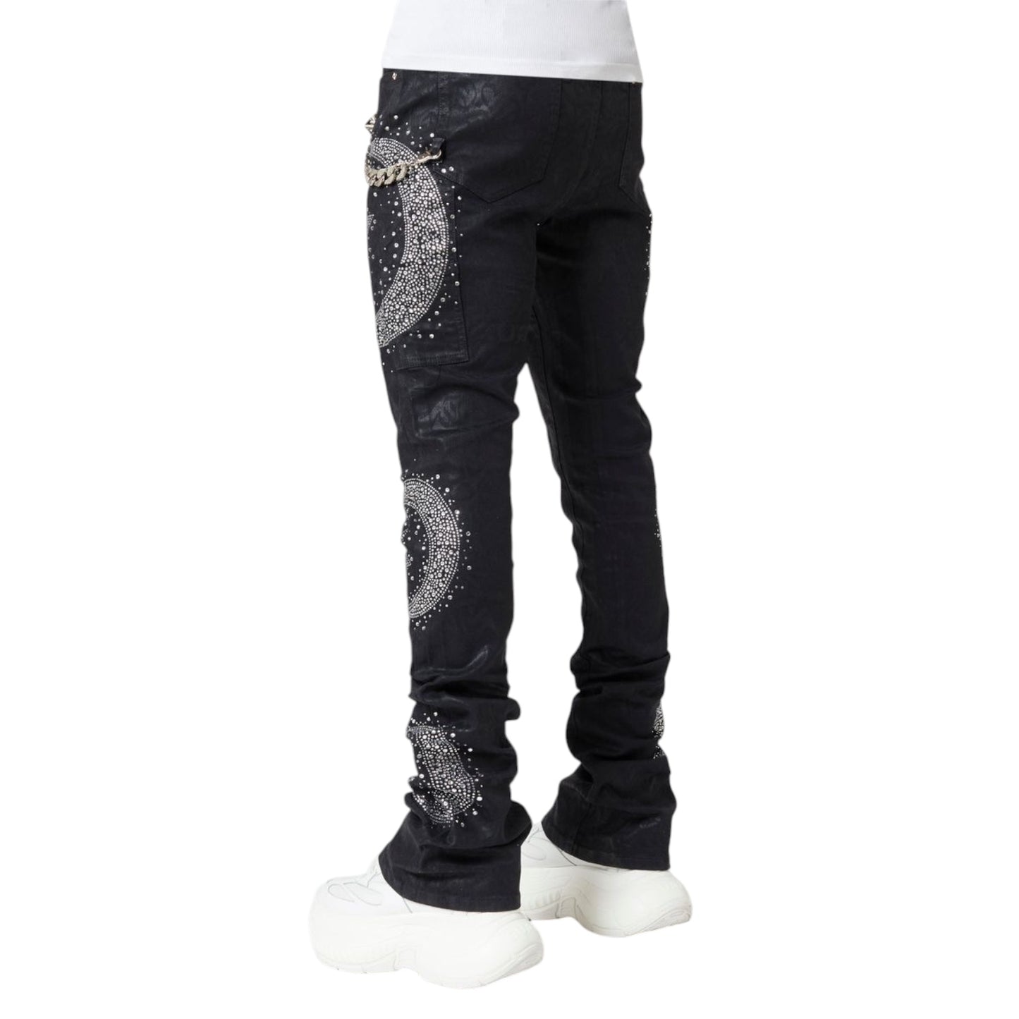 GUAPI: Waxed Calligraphy Denim