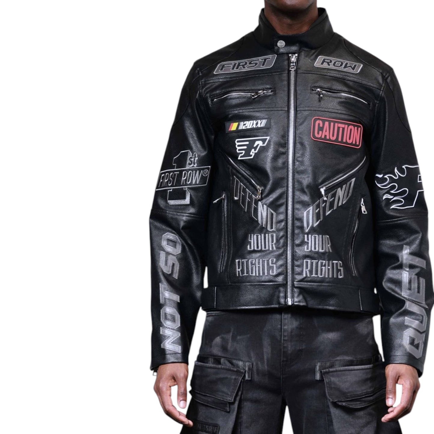 FIRST ROW: Caution Not So Quiet Racing Jacket FRJ3015