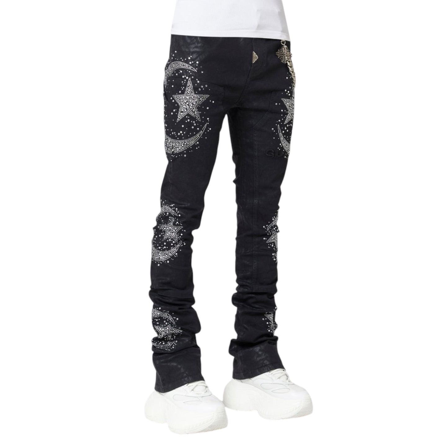 GUAPI: Waxed Calligraphy Denim