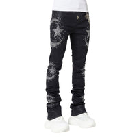 GUAPI: Waxed Calligraphy Denim