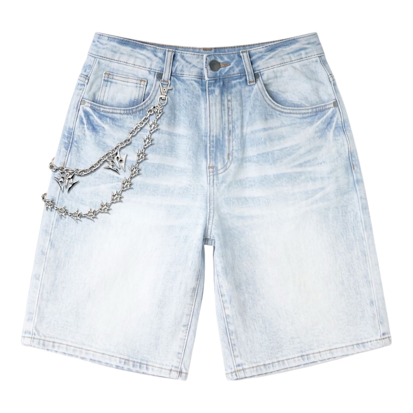 MELEE: Igloo Denim Shorts 17