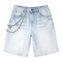 MELEE: Igloo Denim Shorts 17