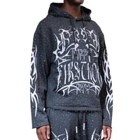 FIRST ROW: Tribal Studded Hoodie FRF2507