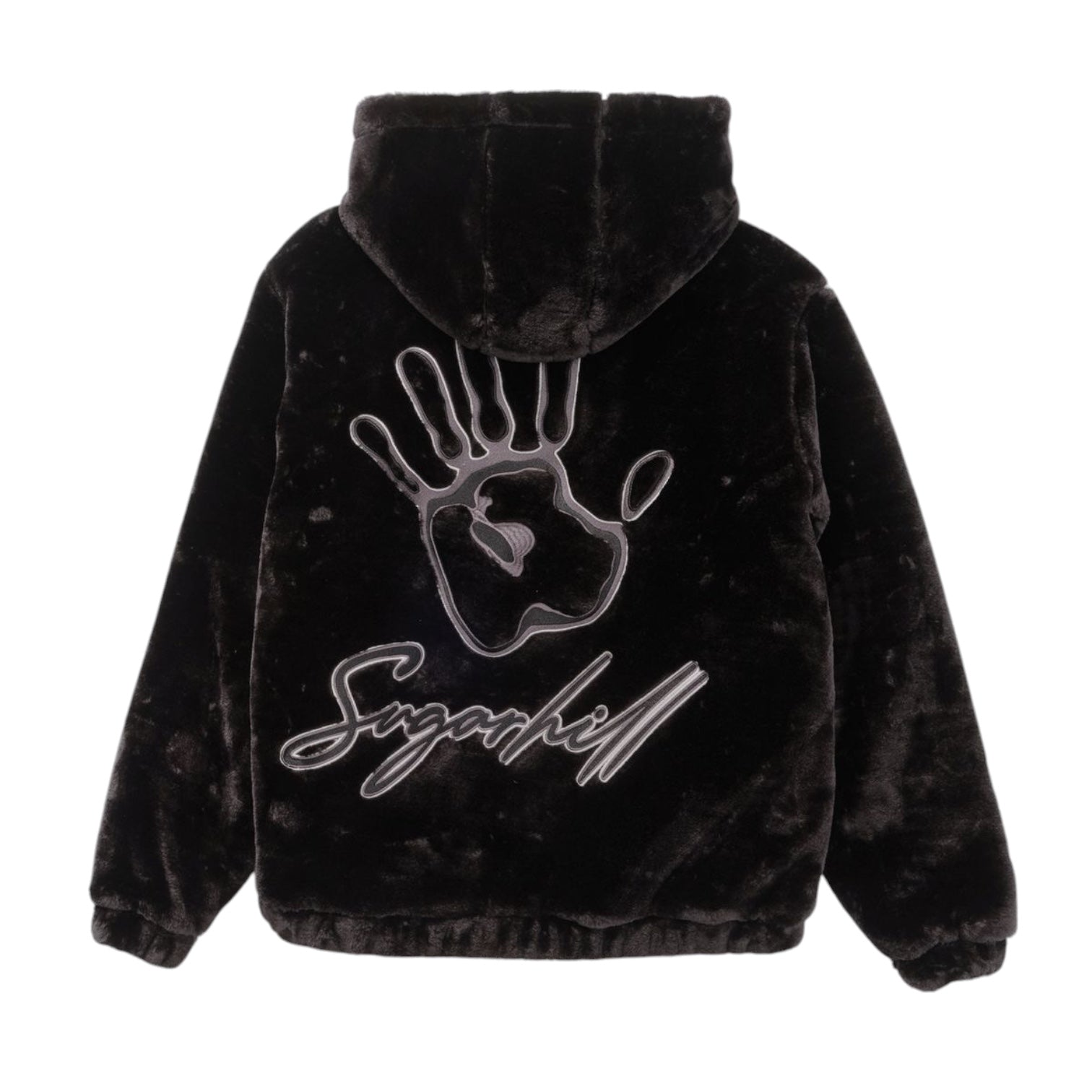 SUGARHILL: Traces Fur Zip Up Hoodie 41