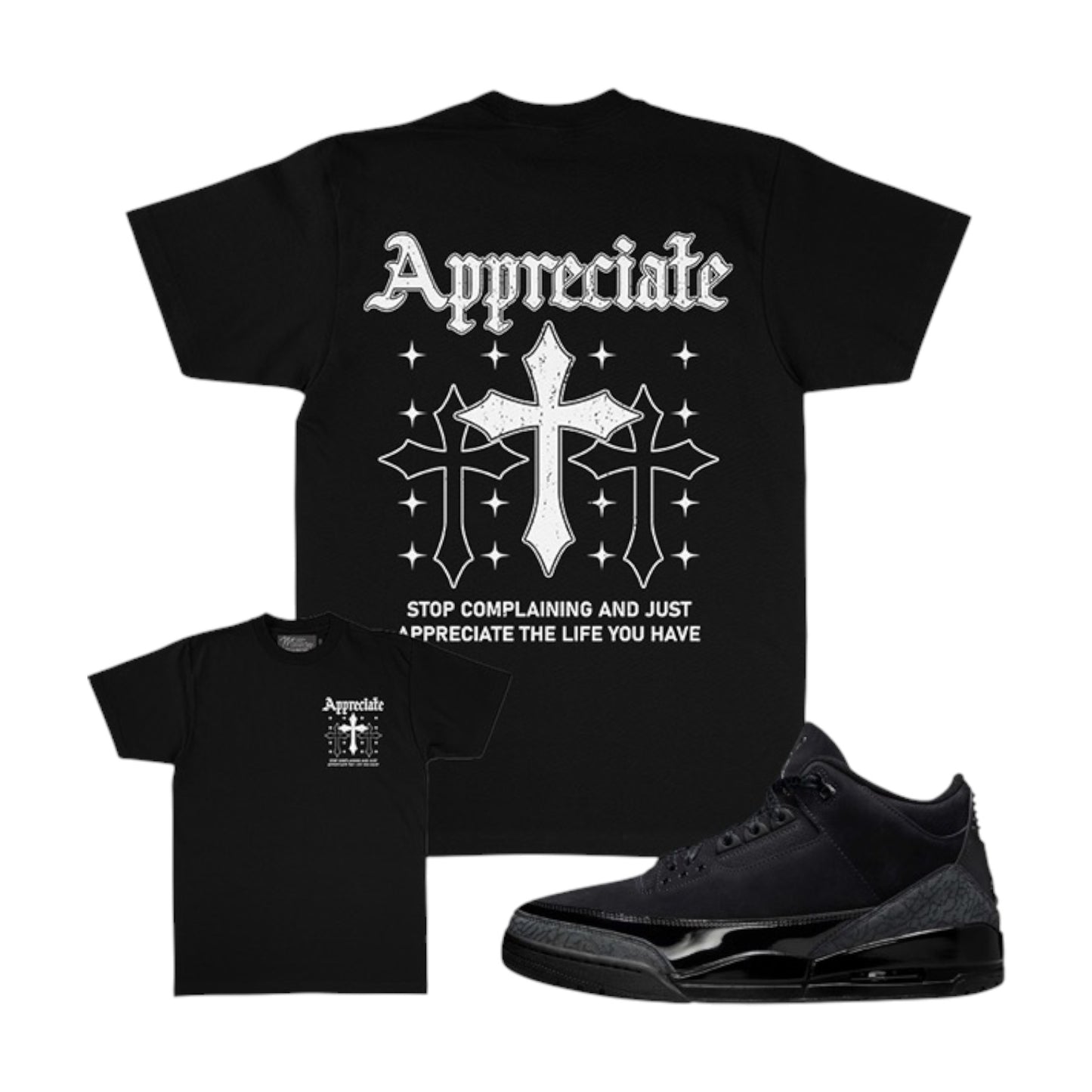 MILLION DOLLA MOTIVE: Appreciate Crosses SS Tee