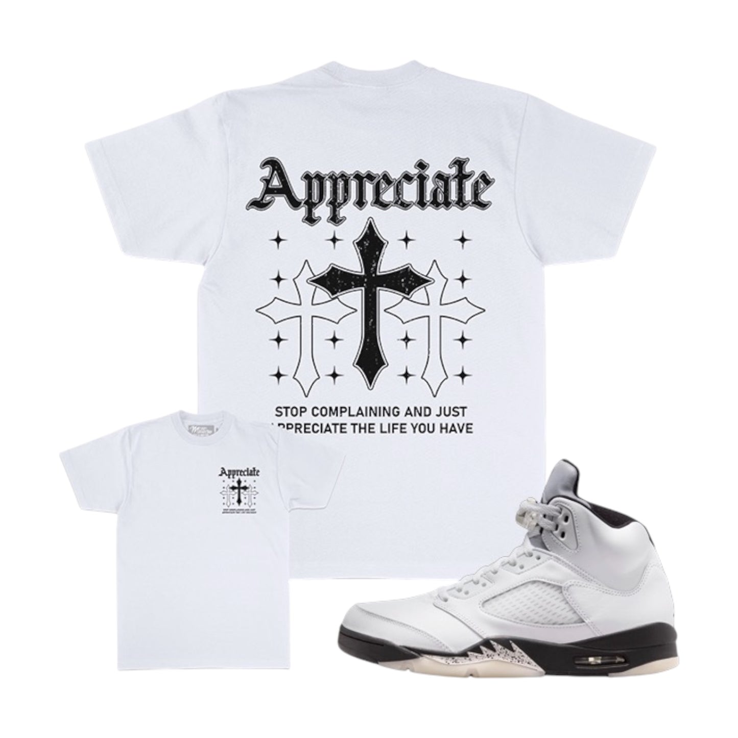 MILLION DOLLA MOTIVE: Appreciate Crosses SS Tee
