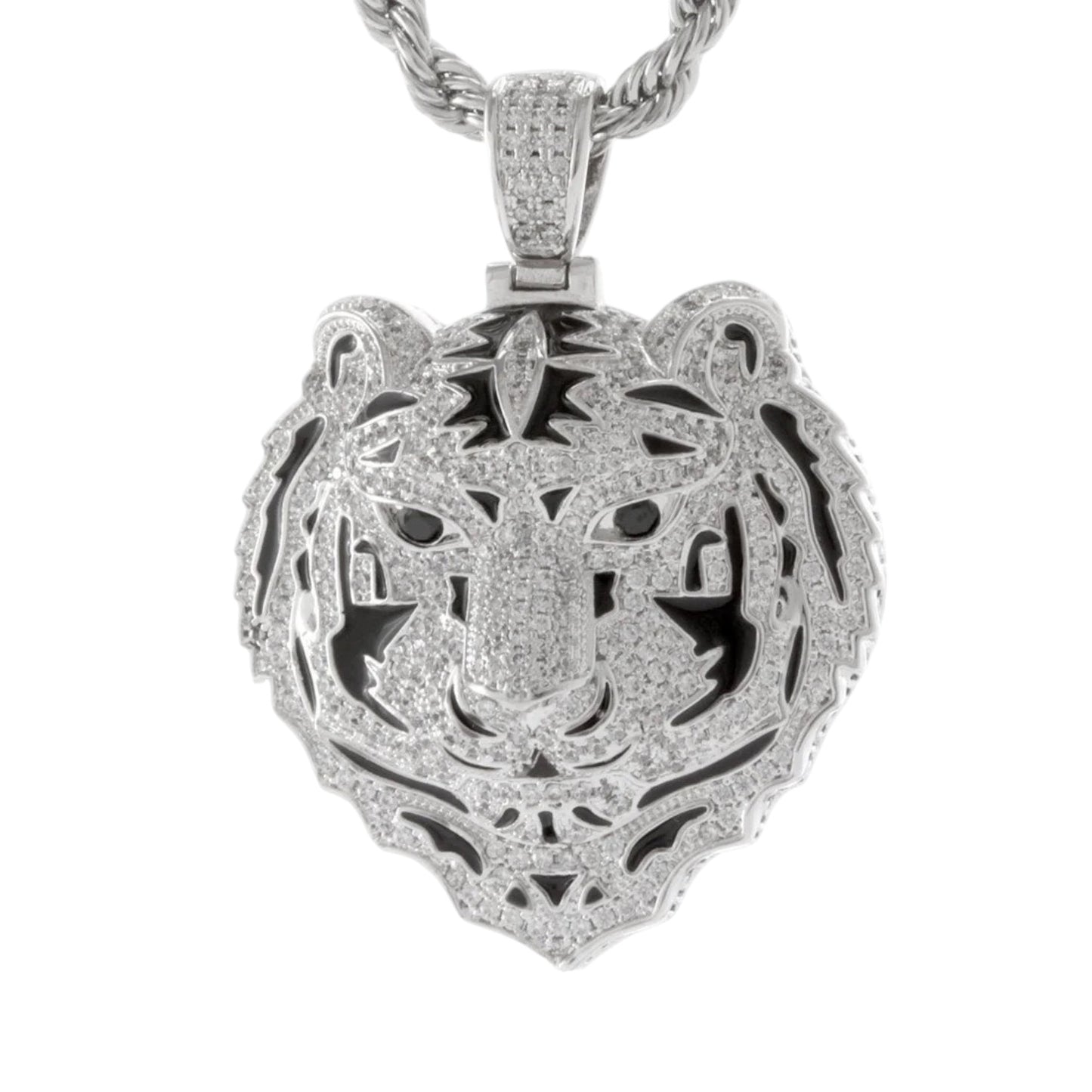 KING ICE: Bengal Tiger Necklace