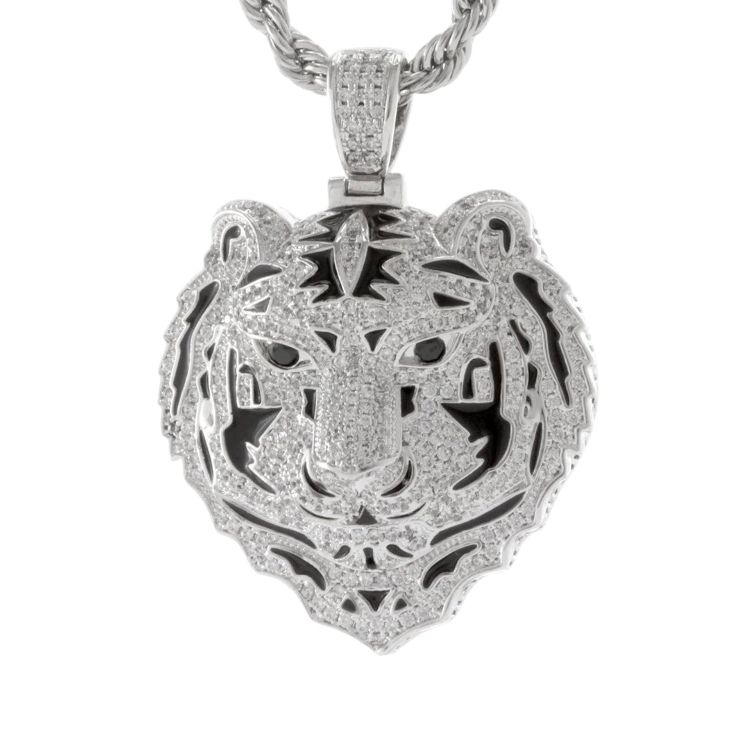KING ICE: Bengal Tiger Necklace