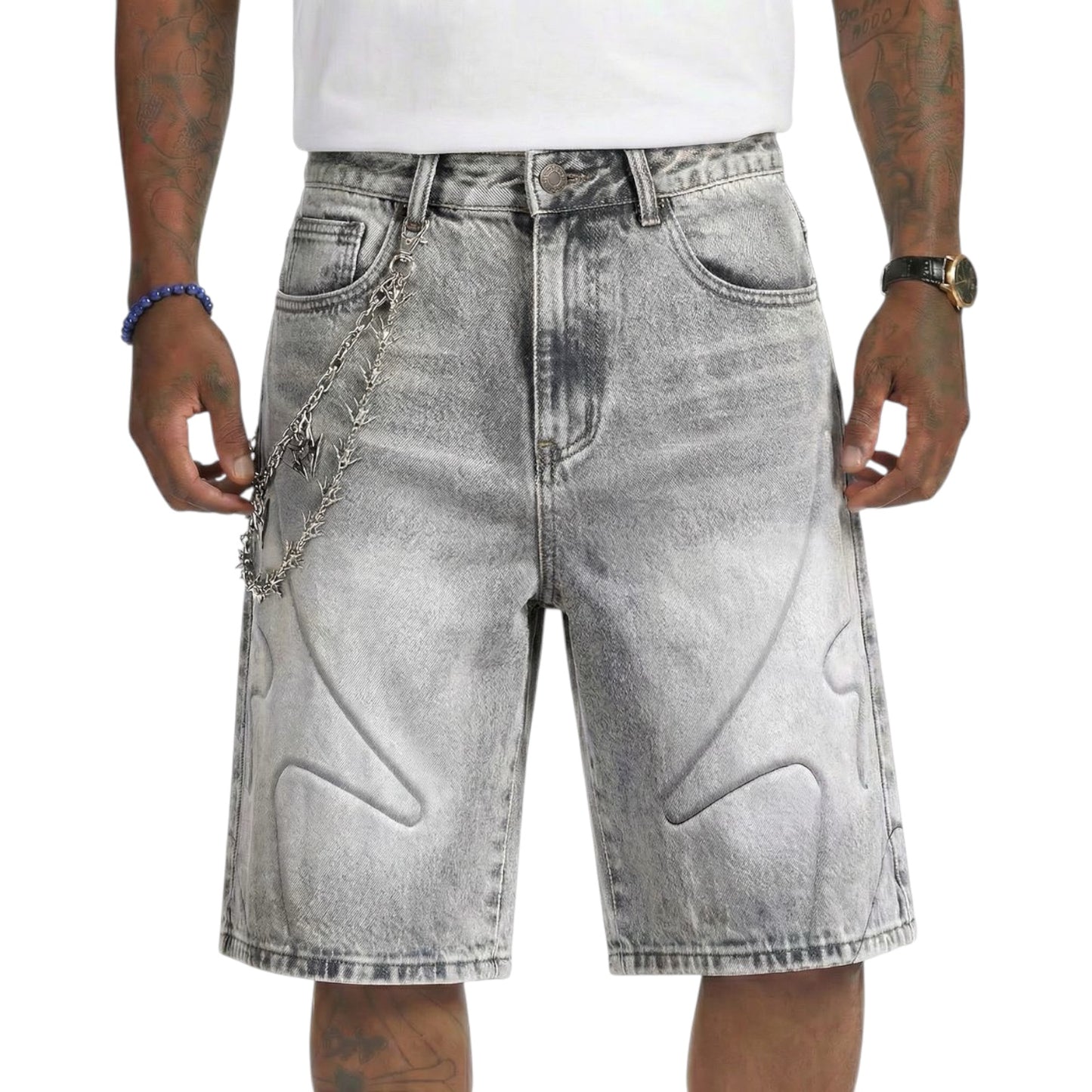 MELEE: Shogun Embossed Jorts 22