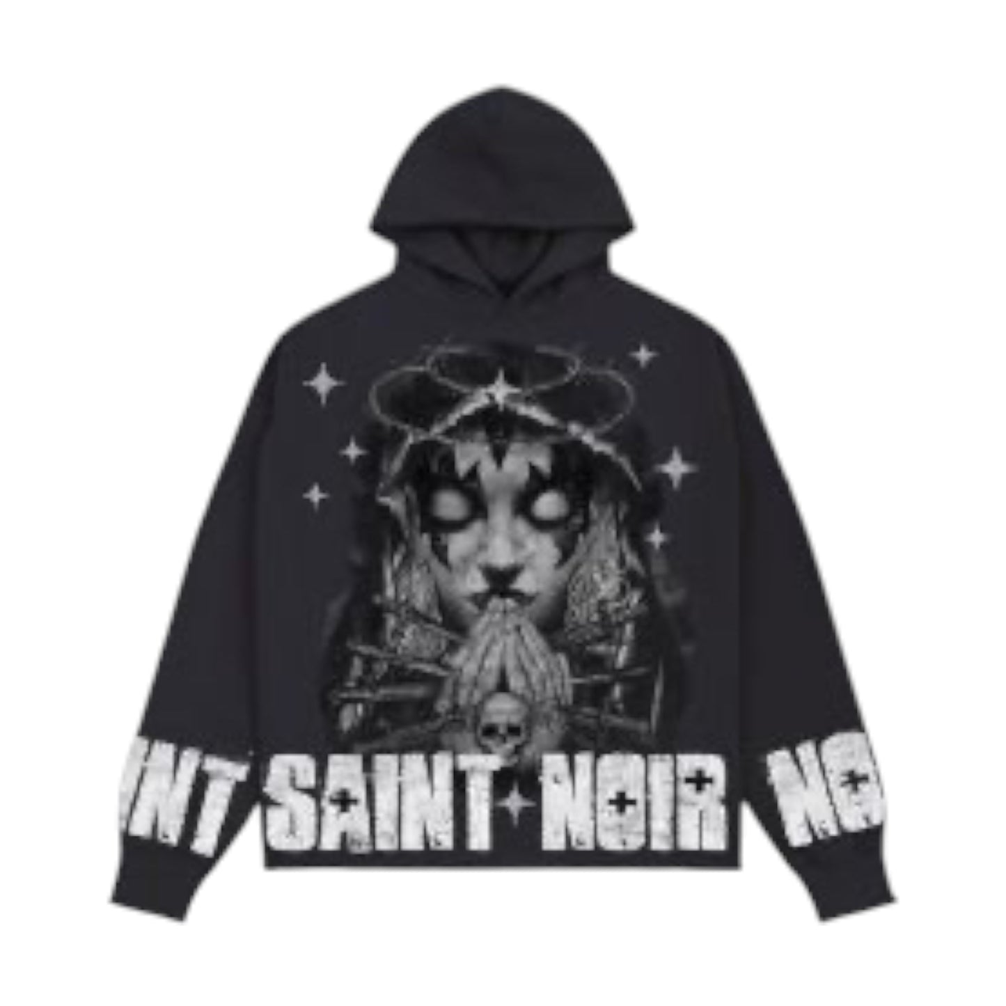 ROKU STUDIO: Saint Noir Fleece Hoodie RK5481839