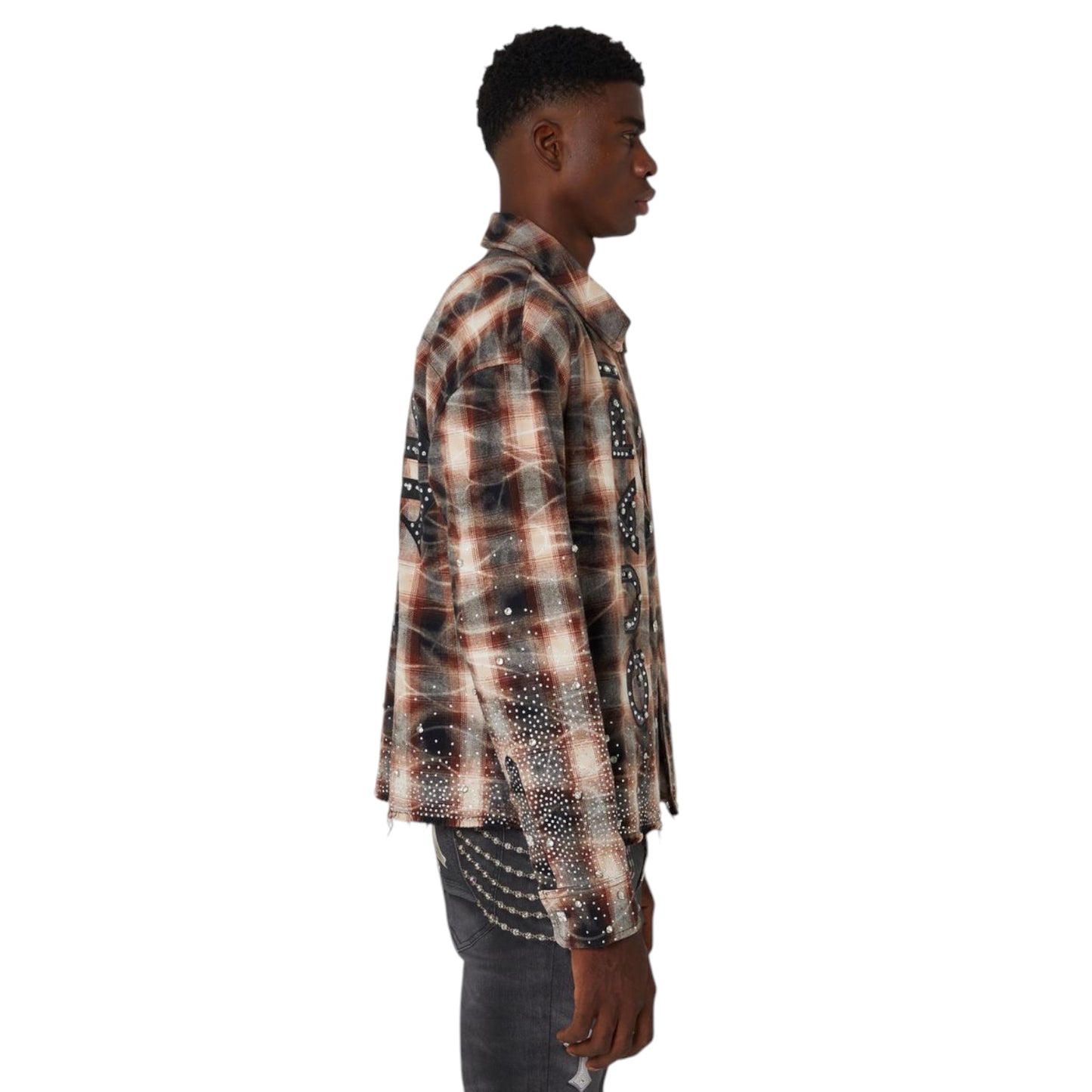 GUAPI: Rhinestone Flannel