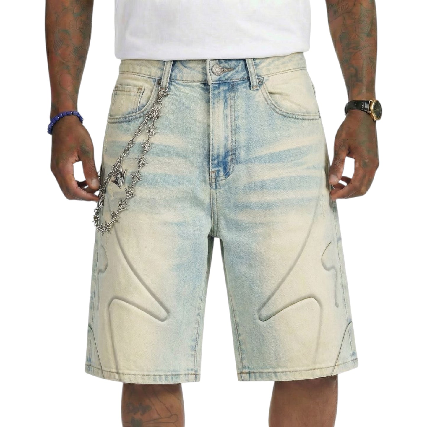 MELEE: Shogun Embossed Jorts 22