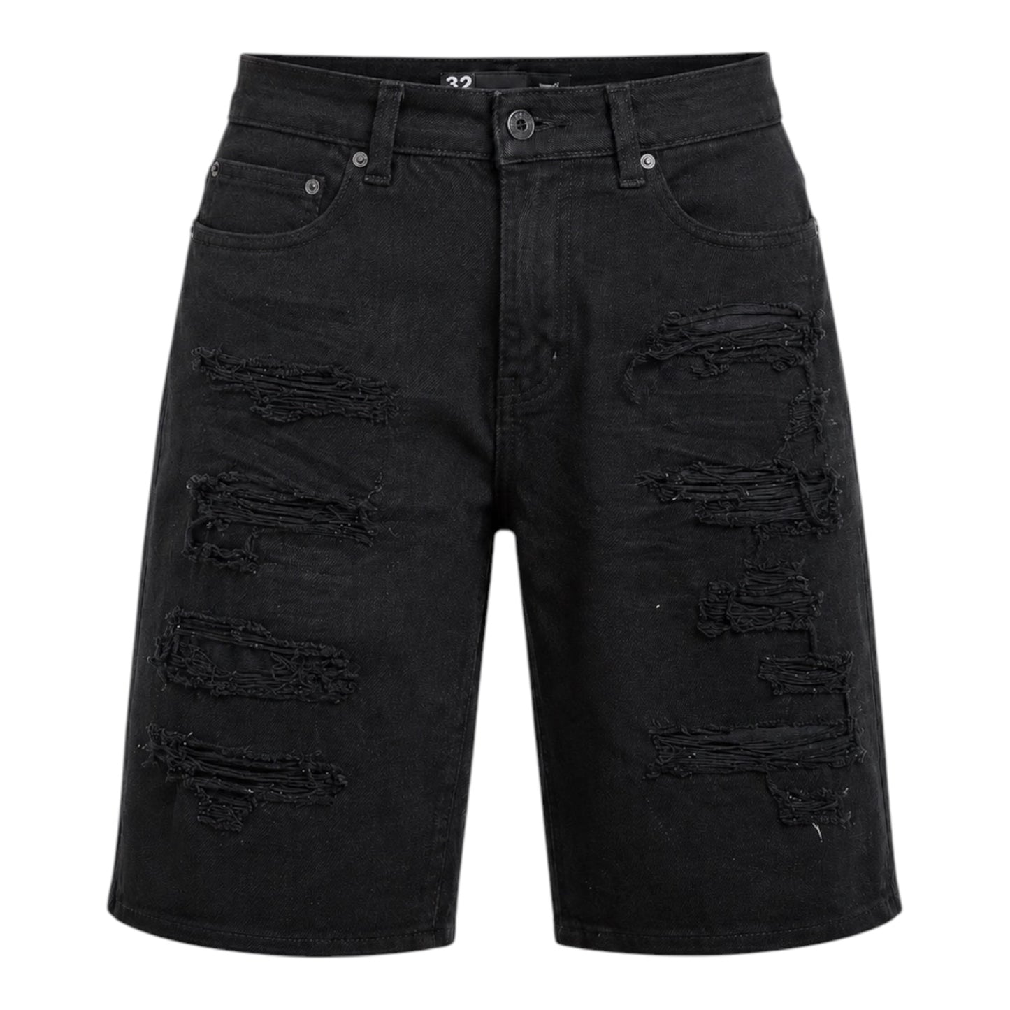 WAIMEA: Distressed Denim Shorts M7617