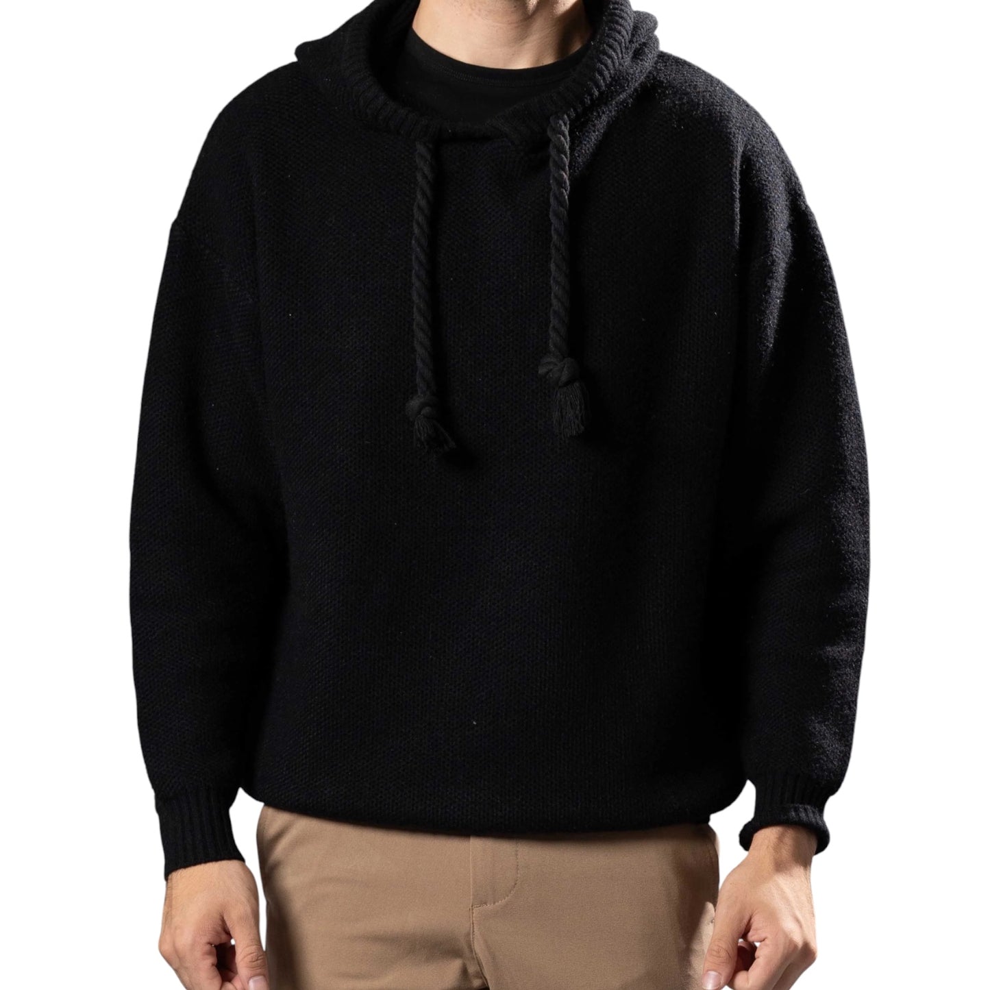 BE SPOKE: Knit Hoodie 255105