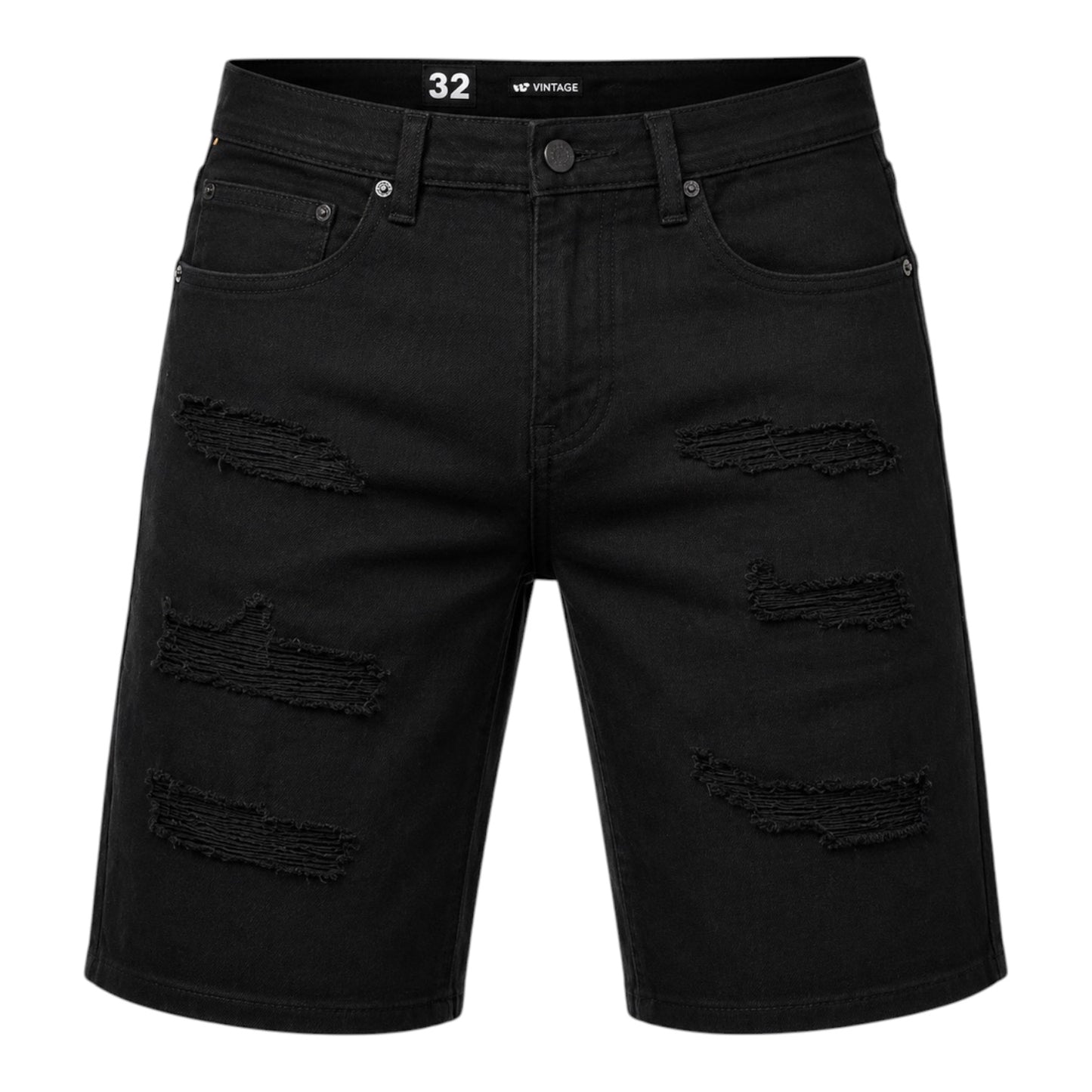 WAIMEA: Distressed Denim Shorts M7615