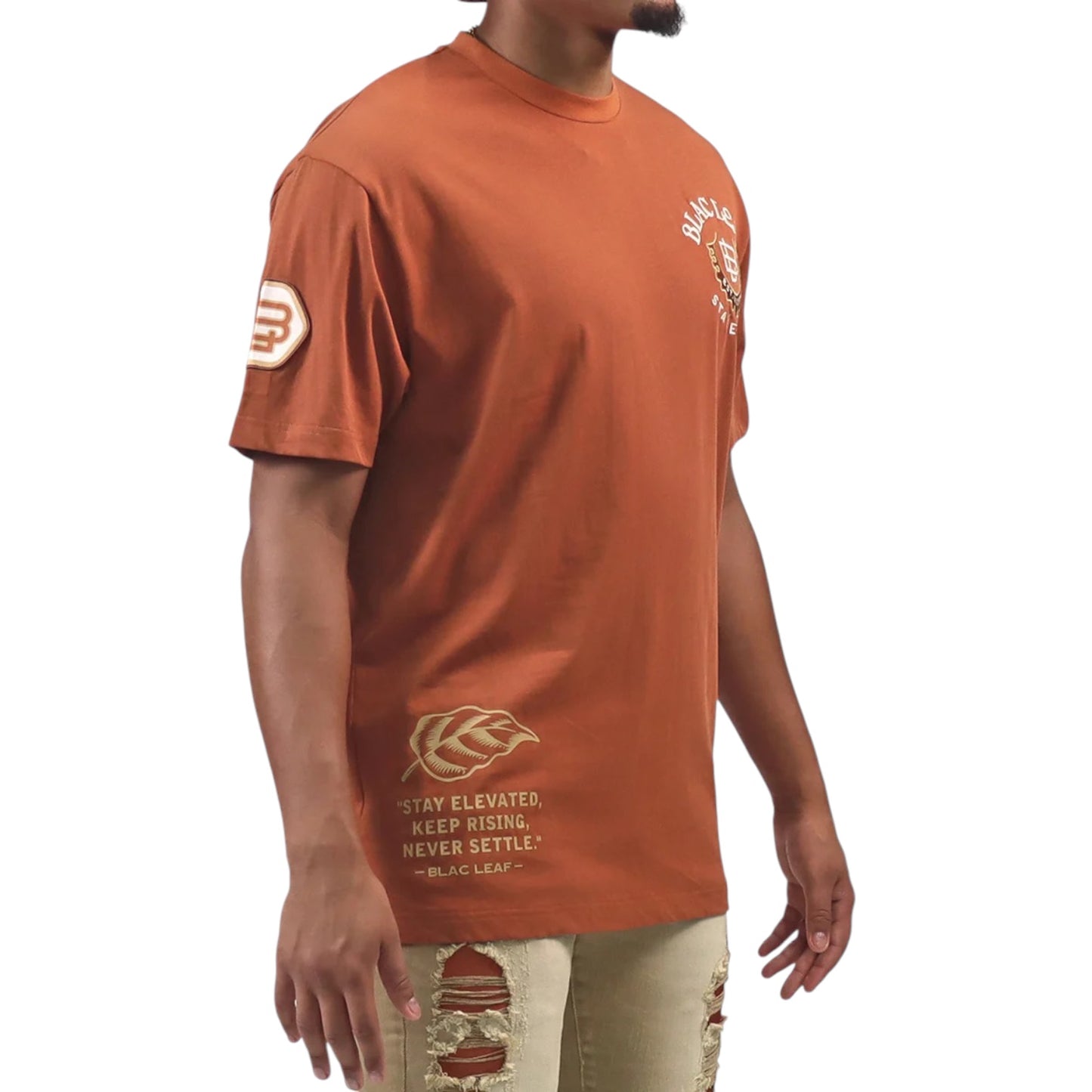 BLAC LEAF: Stay Elevated SS Tee 006
