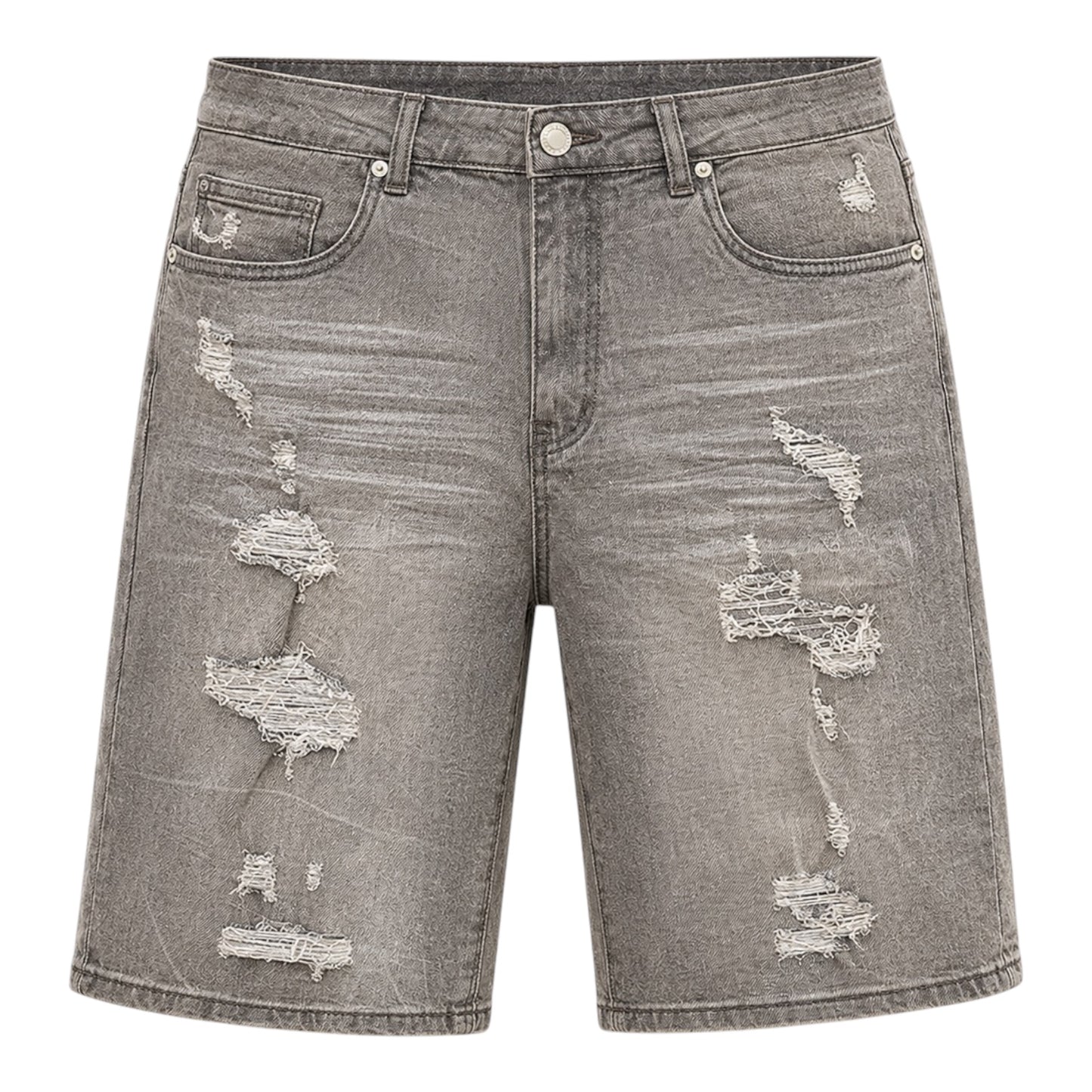 WAIMEA: Distressed Denim Shorts M7615