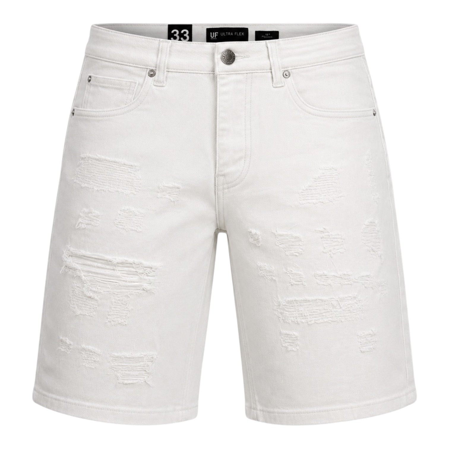WAIMEA: Distressed Denim Shorts M7615