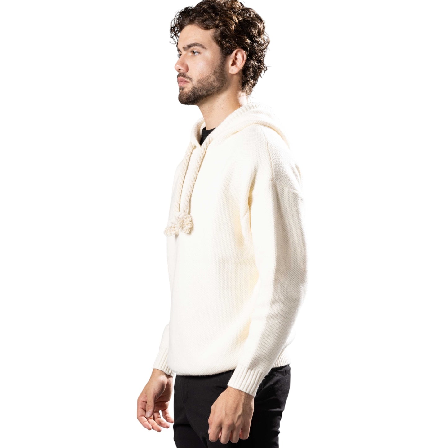 BE SPOKE: Knit Hoodie 255105