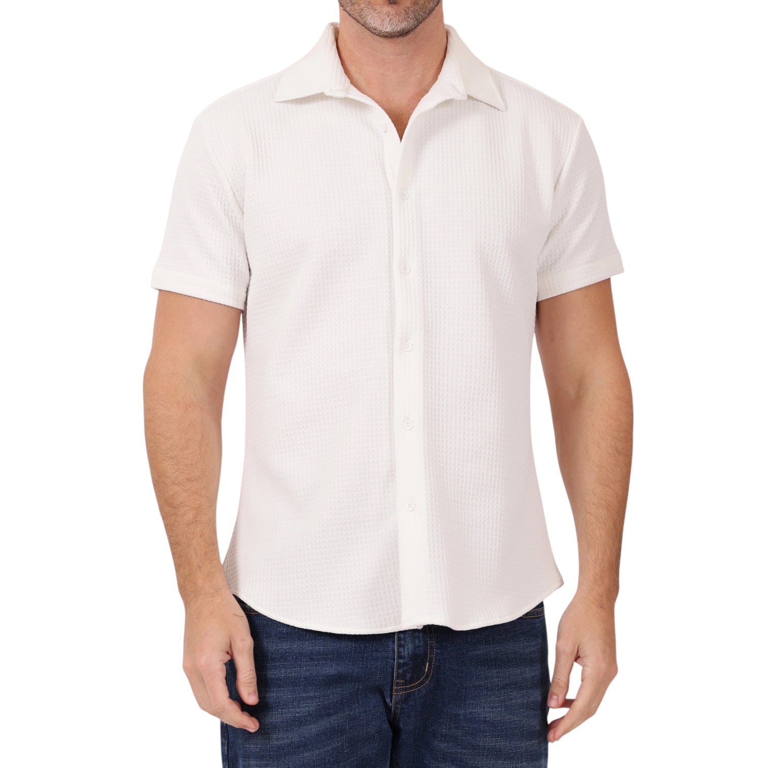 BE SPOKE: SS Button Up 242110