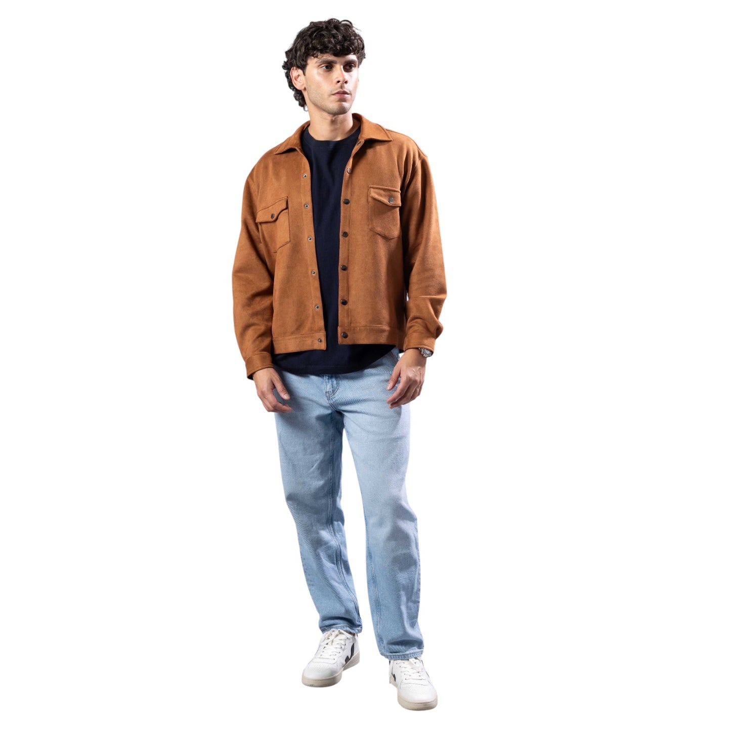 BE SPOKE: Suede Shacket 255102