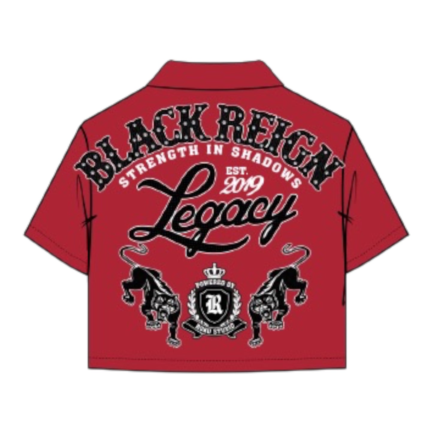 ROKU STUDIO: Black Reign Boxy Woven Shirt RK1482112