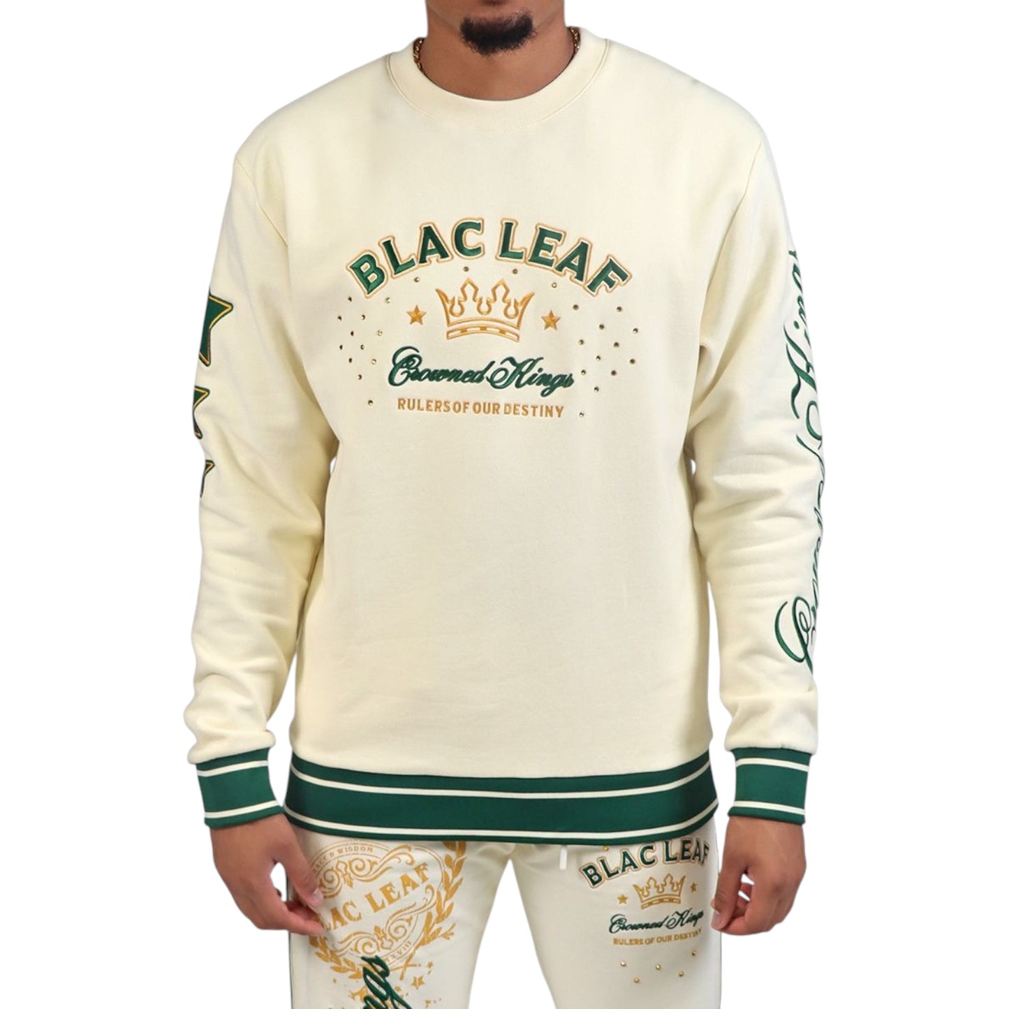 BLAC LEAF: Crowned Kings Crewneck 103