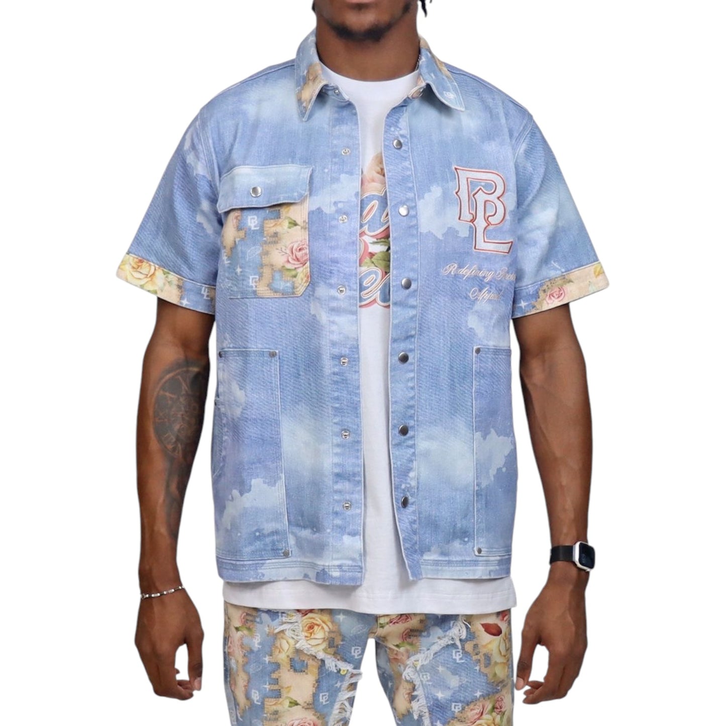 BLAC LEAF: Redefining Button Up Shirt 001