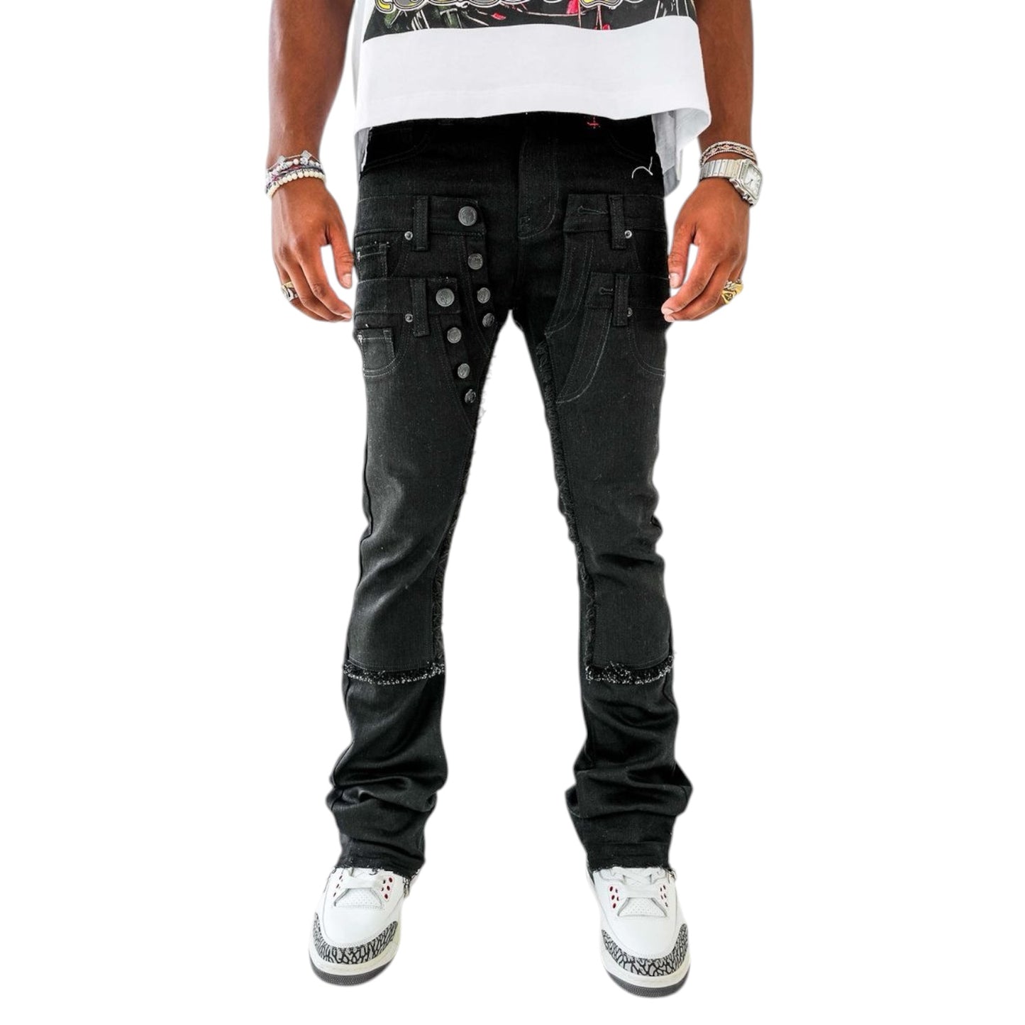 PREME: Stacked Multi Waistband Denim PR-WB-1512