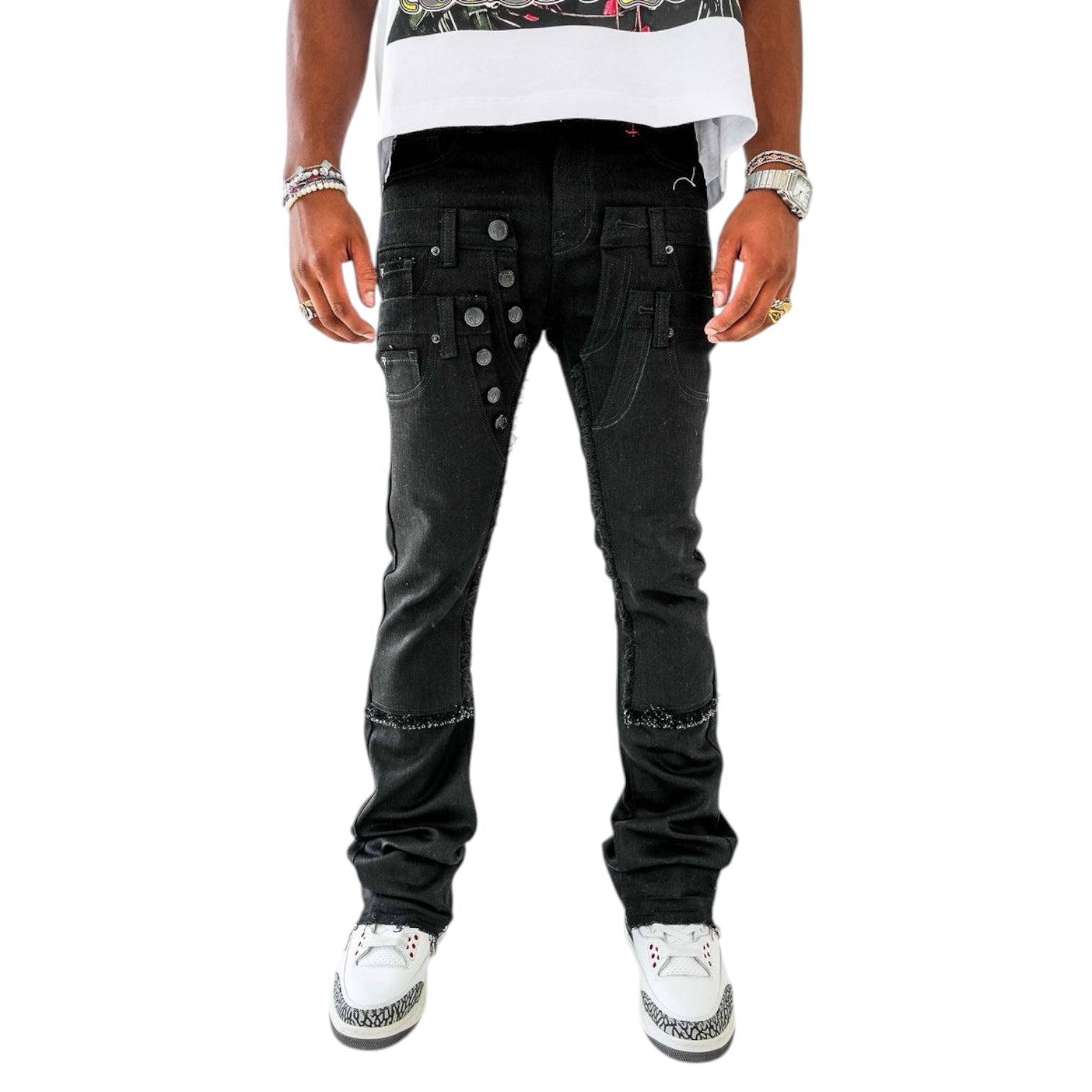 PREME: Stacked Multi Waistband Denim PR-WB-1512