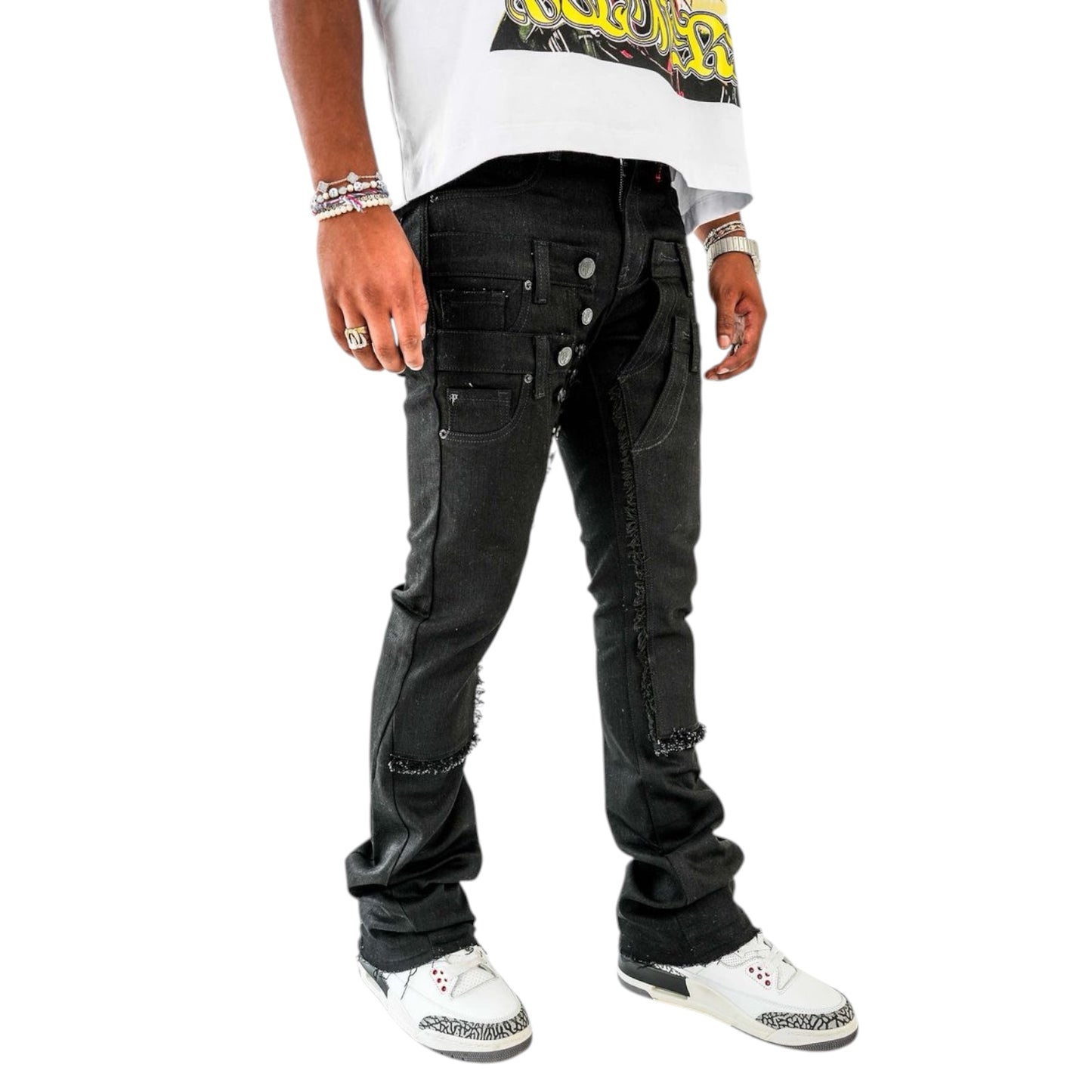 PREME: Stacked Multi Waistband Denim PR-WB-1512