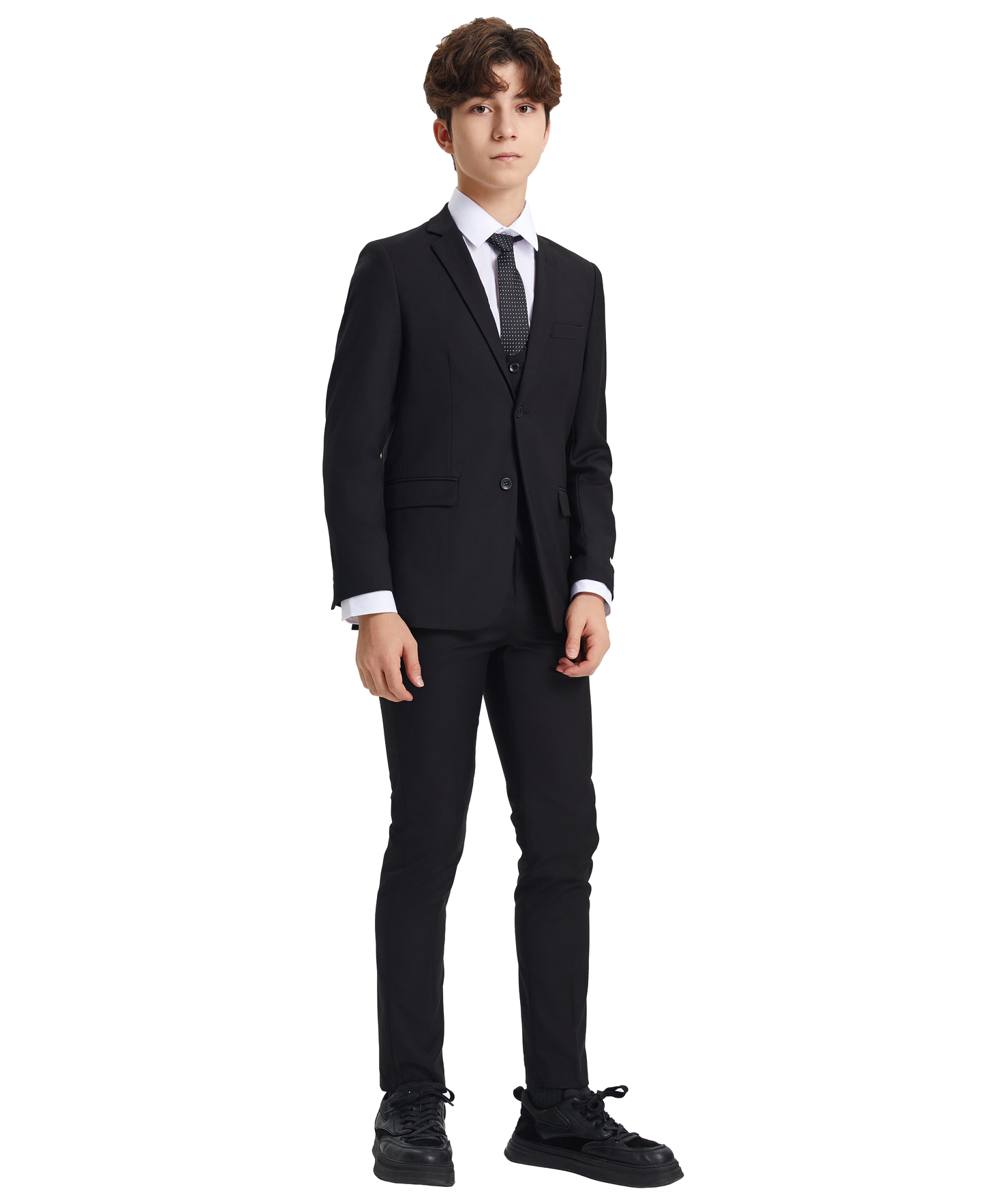 Stacy Adams 5pc Boys Suit, Black