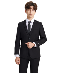 Stacy Adams 5pc Boys Suit, Black