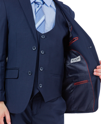 Stacy Adams 5pc Boys Suit, Navy