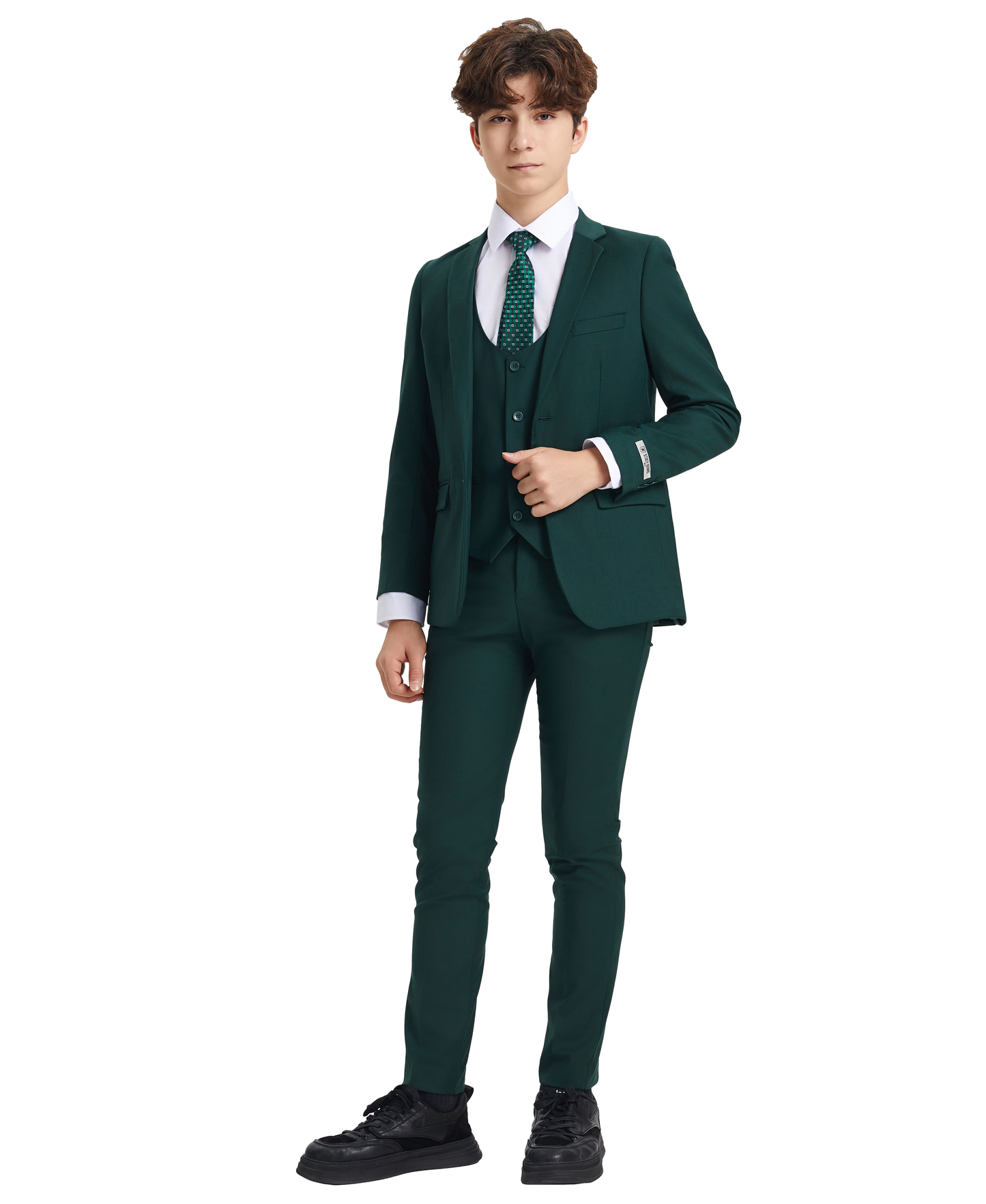 Stacy Adams 5pc Boys Suit, Green