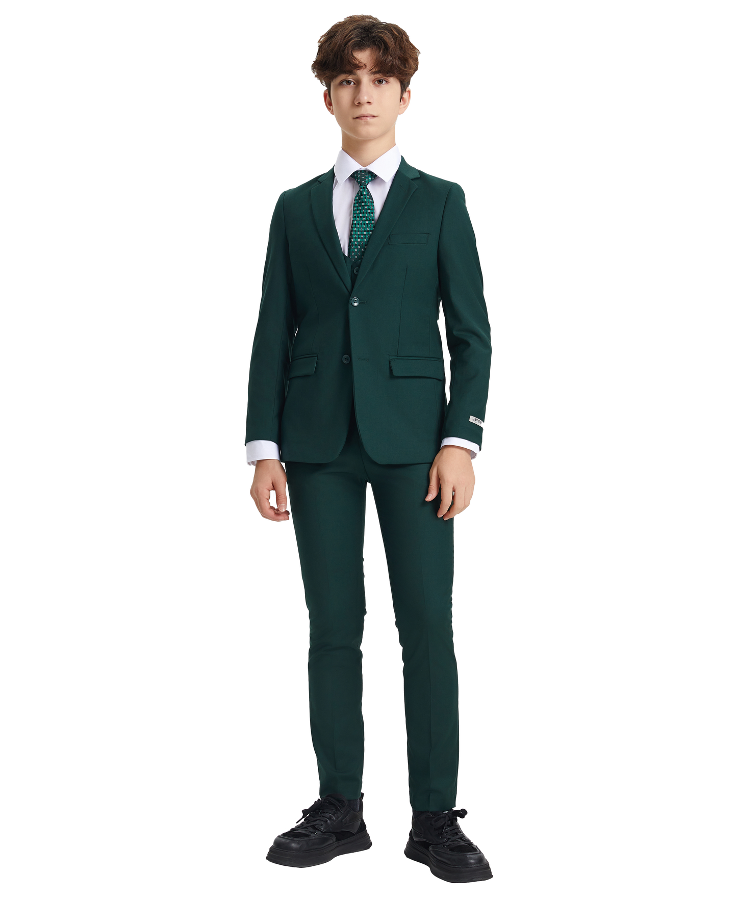 Stacy Adams 5pc Boys Suit, Green