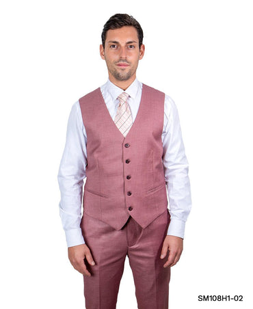 Stacy Adams Hybrid Fit Suit, Hope Salmon - Julinie